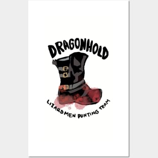 Dragonhold Lizardmen Punting Team Posters and Art